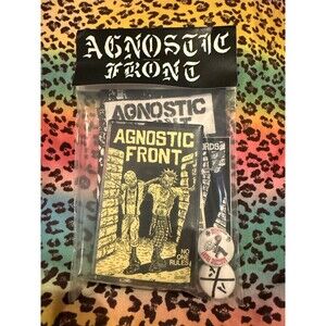 Agnostic Front No One Rules Tape NYHC United Blood Ltd 400 + Rare Retail Bag